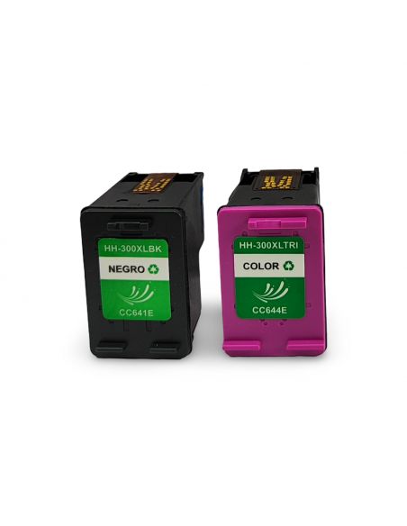 HP 300 XL Cartuchos de tinta compatible