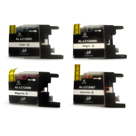 Brother LC1240 tinta compatible (LC1240BK, LC1240C, LC1240M