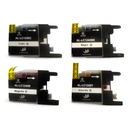 Brother LC1240 tinta compatible (LC1240BK, LC1240C, LC1240M