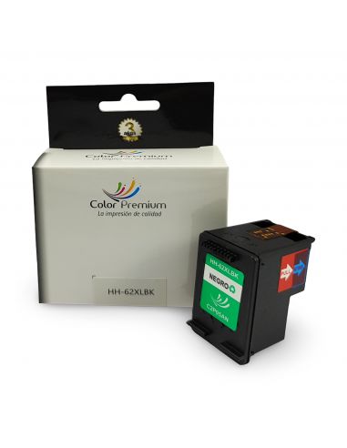 Tinta compatible con HP 62XL C2P05AE Negro [CC2P05AE]