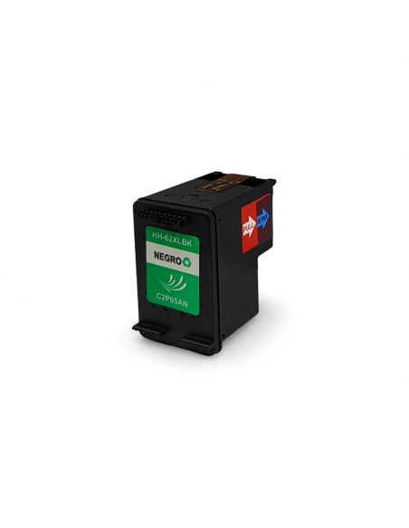 HP 62XL - HPC2P05AE Negro Cartucho Compatible Alta capacidad