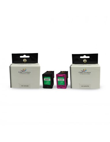 Pack HP 62XL Negro + Tricolor Cartuchos de Tinta C2P05AE C2P07AE