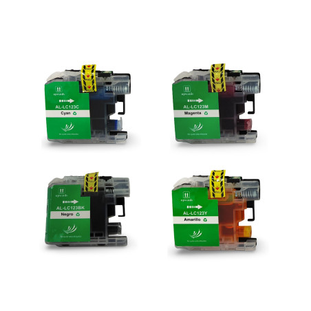 Brother LC123 compatible barato pack de 4
