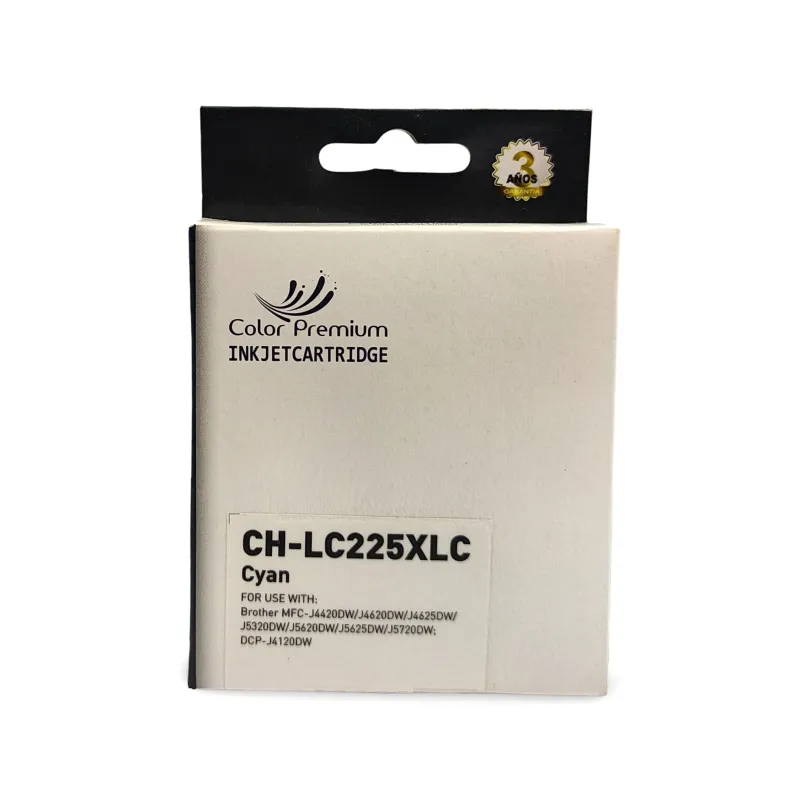 Cartucho de tinta LC225 XL compatible con Brother ( LC-225 )
