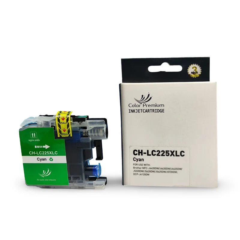 Cartucho De Tinta Genérico BROTHER Lc225Xl Cian Color PREMIUM