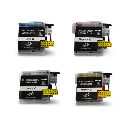 Brother LC985XL Cartuchos de tinta compatibles