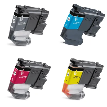 Brother LC521 tinta compatible ( LC521BK, LC521C, LC521M
