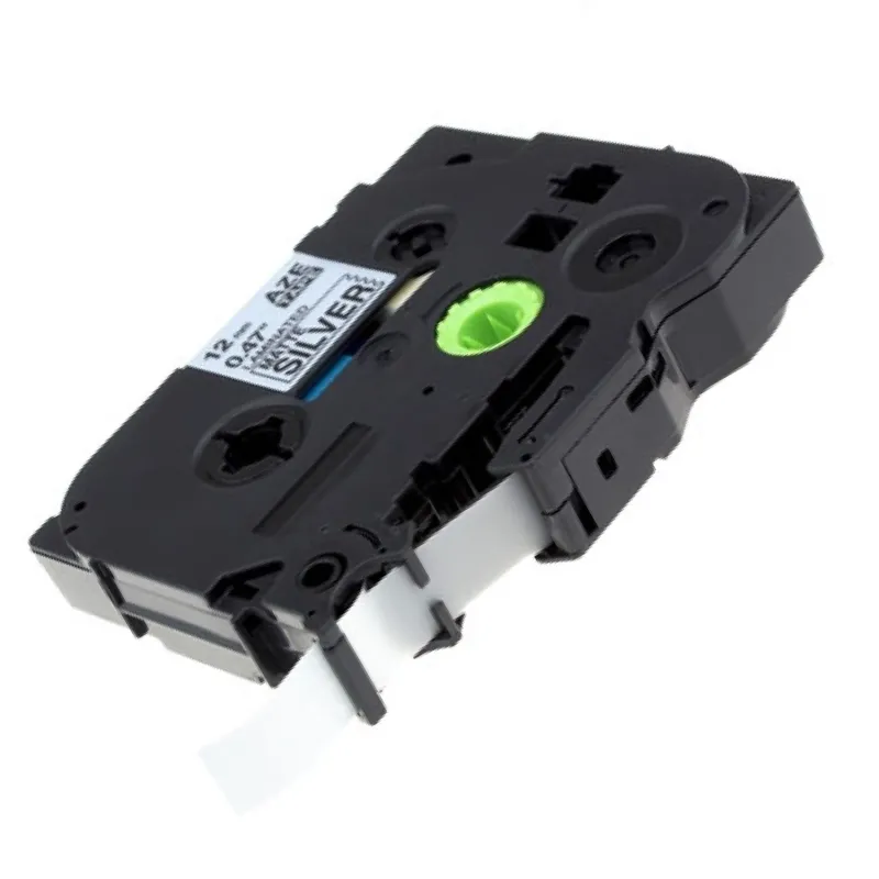 Brother TZe-M931 cinta metalizada 12mm x 8m compatible (negro sobre fondo plata mate)