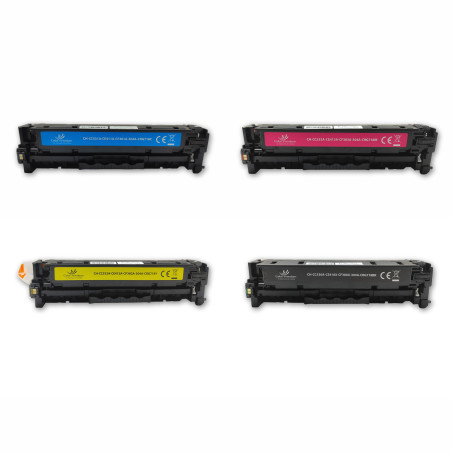 PACK X 4 CANON 718 CMYK CARTUCHO DE TONER COMPATIBLE
