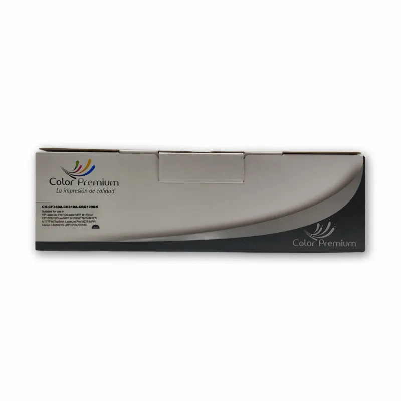Caja de cartucho de toner compatible CE310A negro ColorPremium