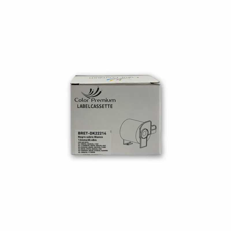 Brother DK22214 cinta continua, recambio etiquetas compatible