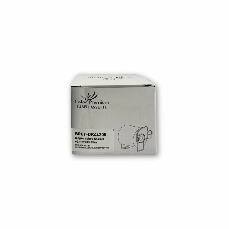 Brother DK44205 etiquetas compatible, cinta continua de recambio