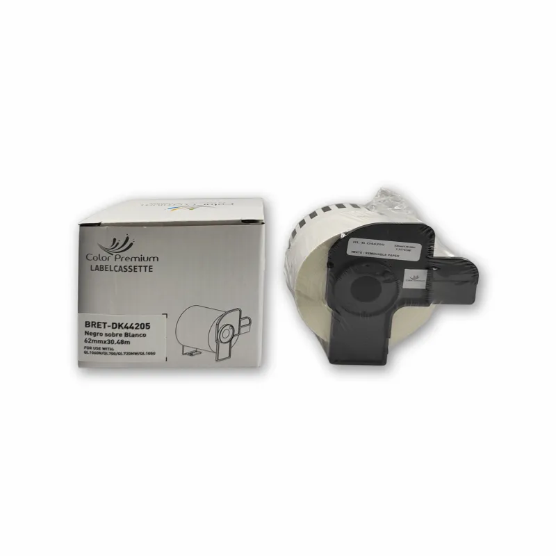 Brother DK44205 etiquetas compatible, cinta continua de recambio