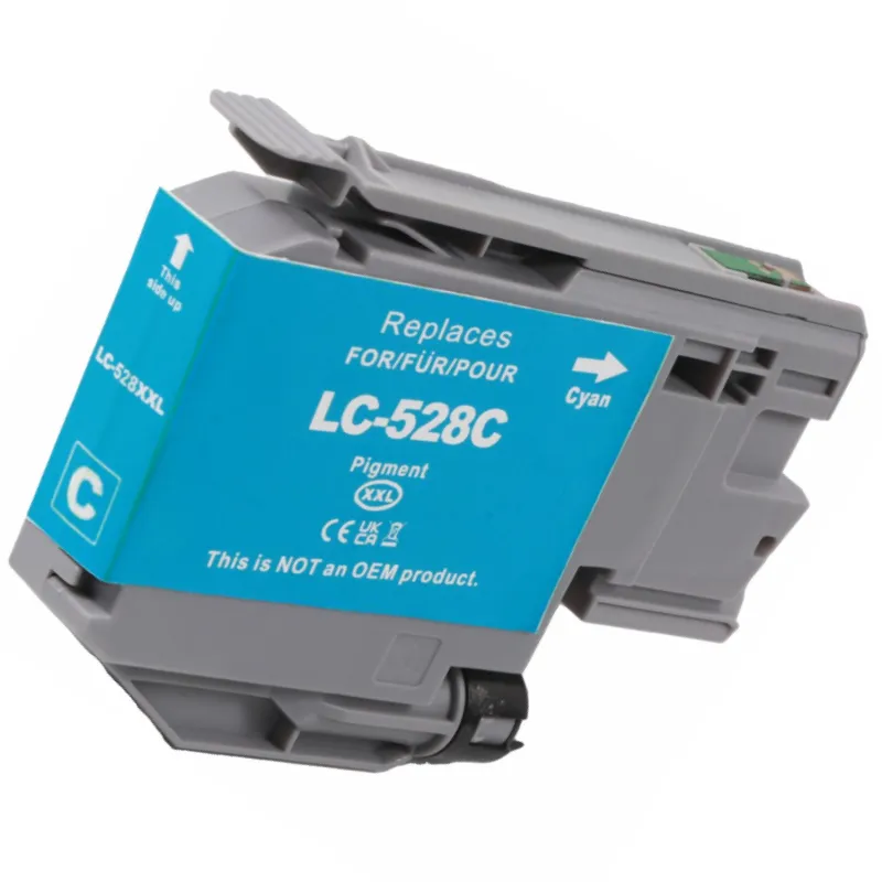 Brother LC528C cian tinta compatible