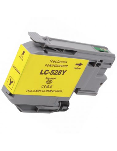 Brother LC528Y amarillo tinta compatible