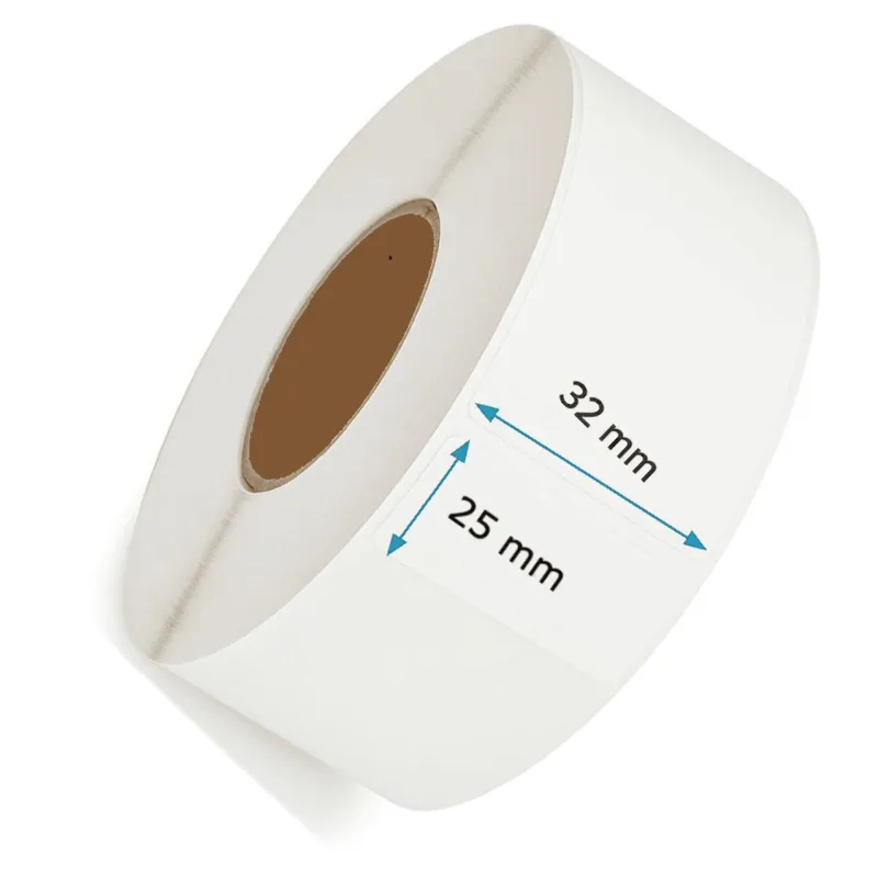 Zebra 800261-105 etiquetas térmicas 32x25mm compatibles Et/Rotolo Z2000D (PACK12)