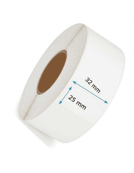 Zebra 800261-105 etiquetas térmicas 32x25mm compatibles Et/Rotolo Z2000D (PACK12)