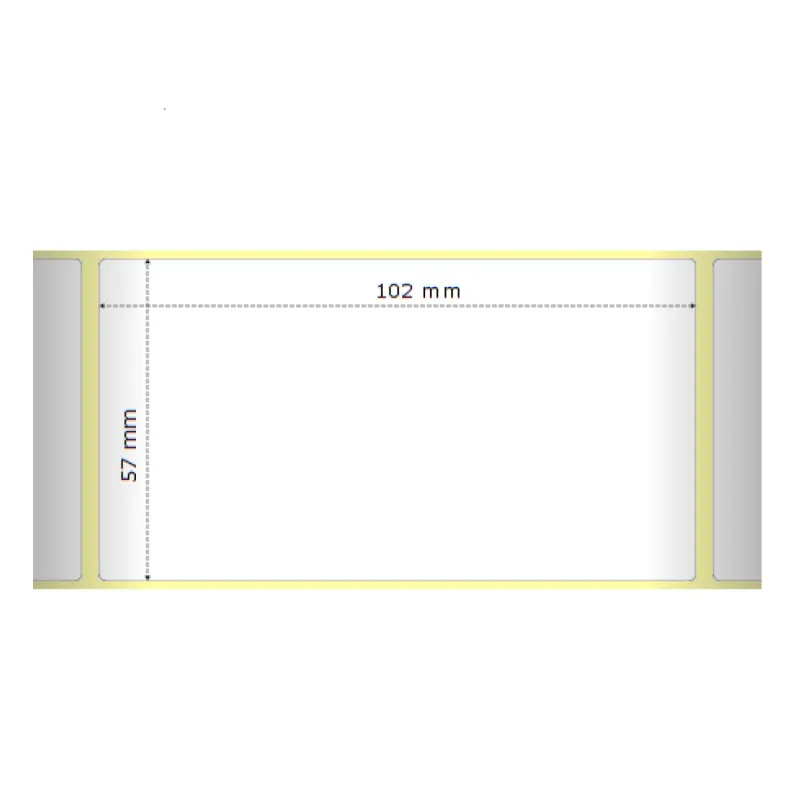 Zebra 800262-405 etiquetas térmicas 57x102mm compatibles Et/Rotolo Z2000D (PACK12)