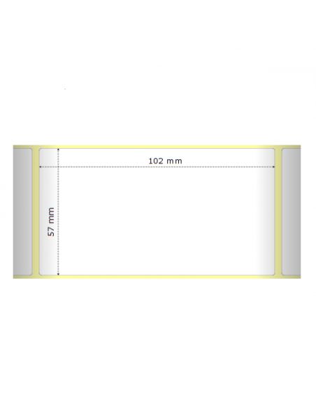 Zebra 800262-405 etiquetas térmicas 57x102mm compatibles Et/Rotolo Z2000D (PACK12)