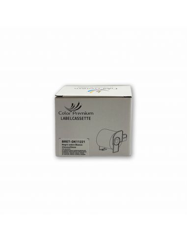 Brother DK11221 etiquetas de papel blanco adhesivo marca ColorPremium