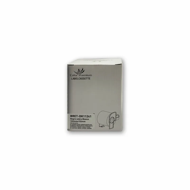 Etiquetas blancas compatibles Brother DK11241 102 x 152 mm económicas