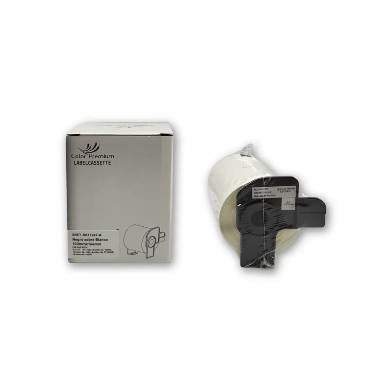 Comprar etiquetas compatibles Brother DK11247 ColorPremium 103x164mm al mejor precio
