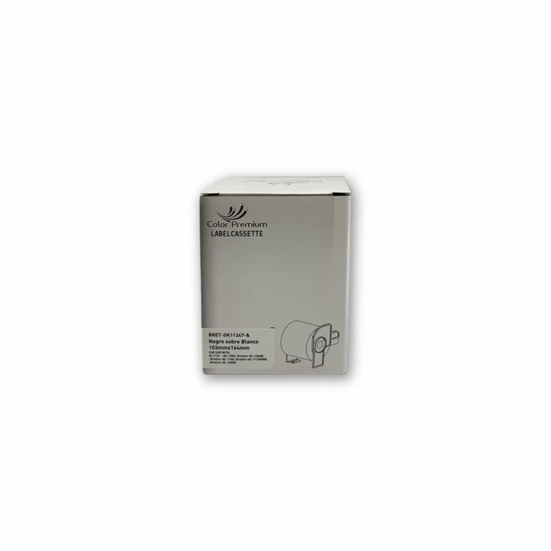 Etiquetas de envío grandes compatibles con Brother DK11247 de la marca ColorPremium