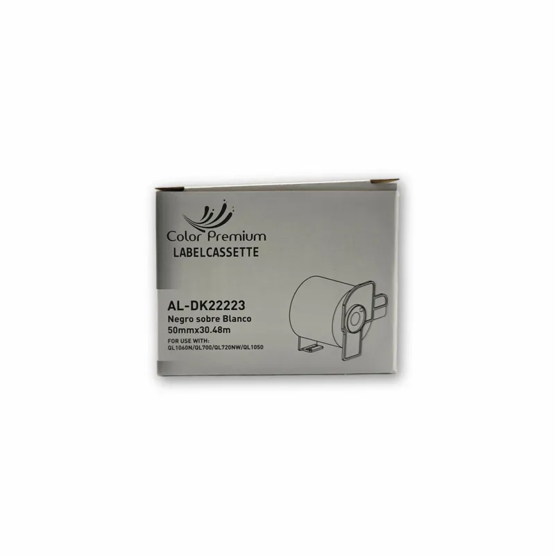 Rollo térmico compatible Brother DK22223 de ColorPremium para envíos y etiquetado profesional
