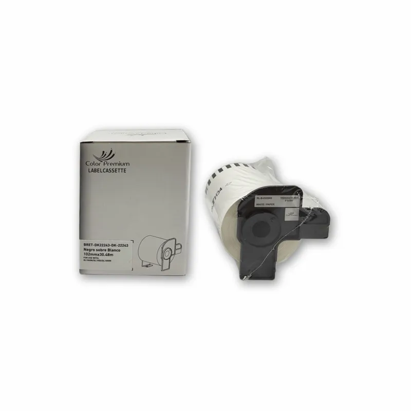 Comprar Brother DK22243 cinta continua compatible 102mm x 30.48m ColorPremium