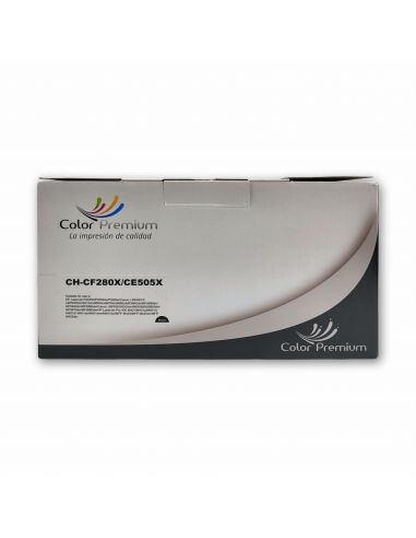 Tóner negro compatible con HP 05X CE505X ColorPremium rendimiento garantizado