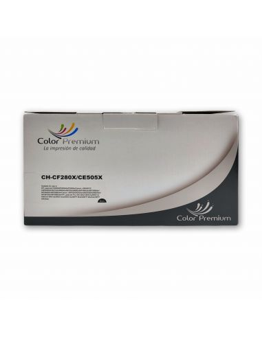 Toner negro HP 80X CF280X compatible económico para empresas ColorPremium