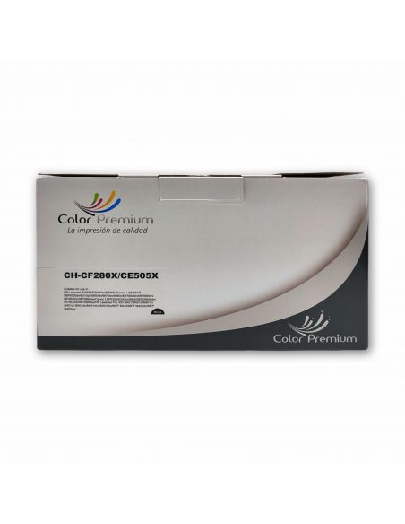 Toner negro HP 80X CF280X compatible económico para empresas ColorPremium