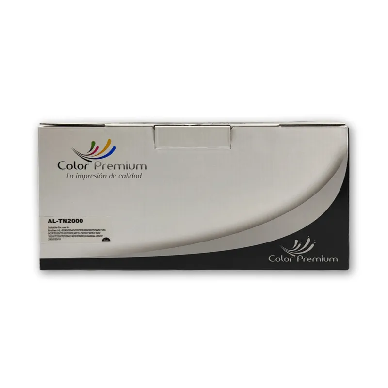 Cartucho de tóner Brother TN2000 compatible de larga duración ColorPremium