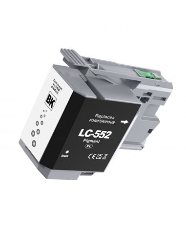Brother LC552XLBK negro cartucho de tinta compatible