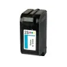 Cartucho de tinta HP23, compatible con hp C1823DE, tricolor