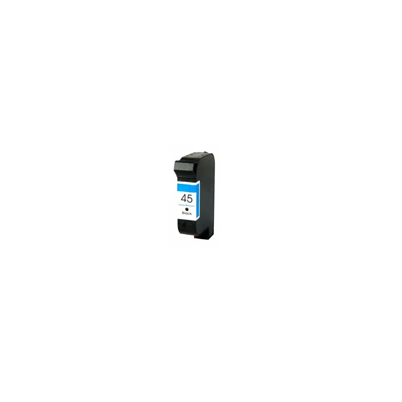 Cartucho de tinta HP45, compatible con hp 51645AE, negro