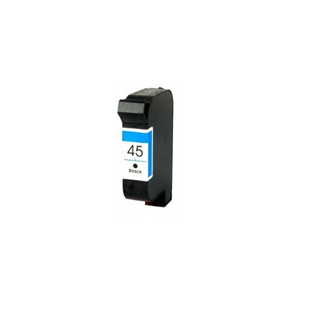 Cartucho de tinta HP45, compatible con hp 51645AE, negro