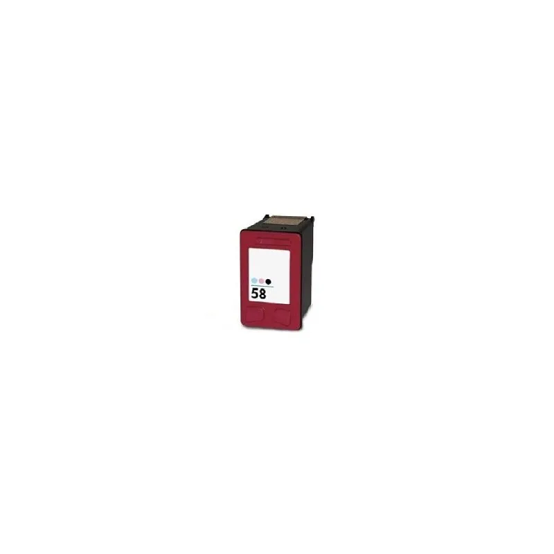 Cartucho de tinta HP58, compatible con hp C6658AE, tricolor