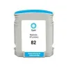 Cartucho de tinta HP82C, compatible con hp C4911A, cyan