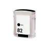 Cartucho de tinta HP82BK, compatible con hp, negro