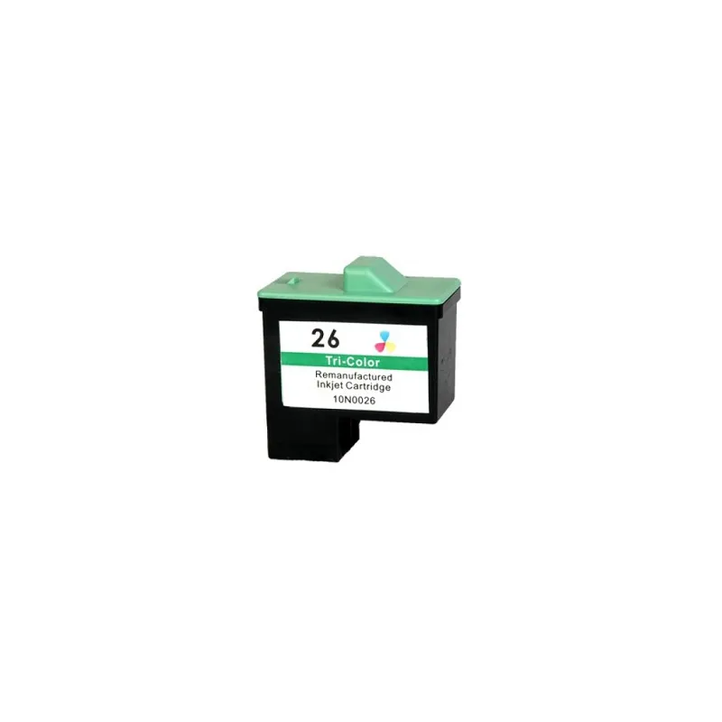 Cartucho de tinta Lexmark nº26, compatible con Lexmark, tricolor