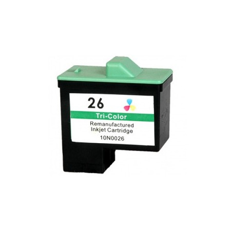Cartucho de tinta Lexmark nº26, compatible con Lexmark, tricolor