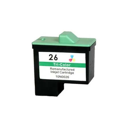Cartucho de tinta Lexmark nº26, compatible con Lexmark, tricolor