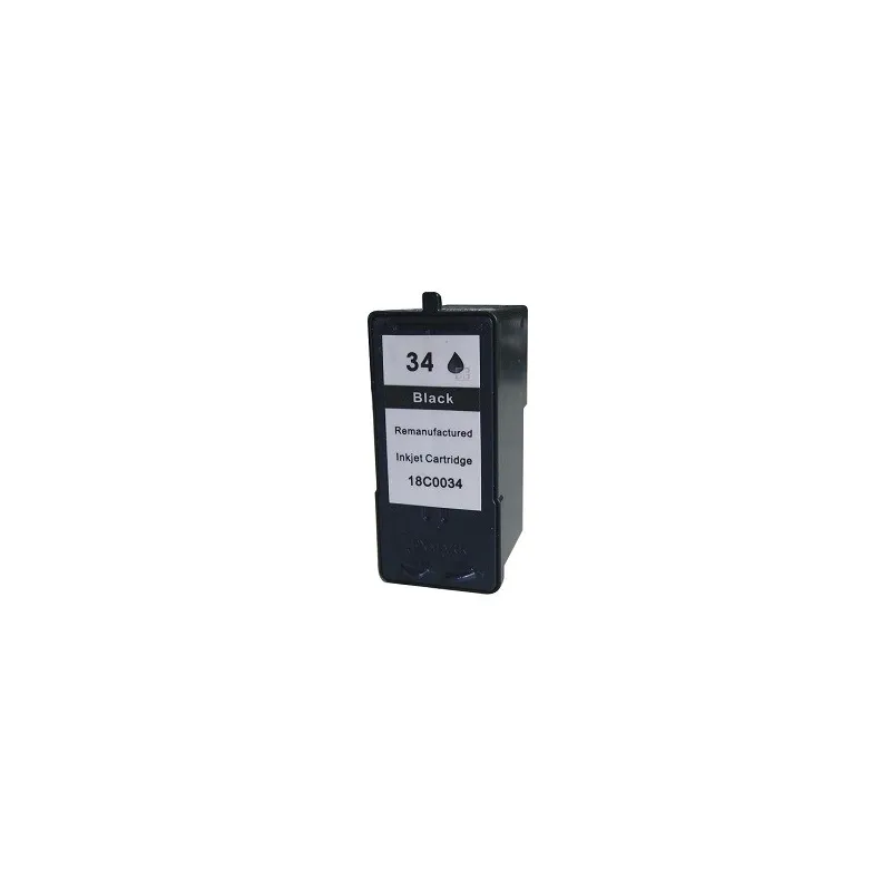 Cartucho Lexmark nº34 negro compatible 018C0034E