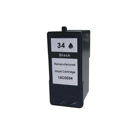 Cartucho Lexmark nº34 negro compatible 018C0034E