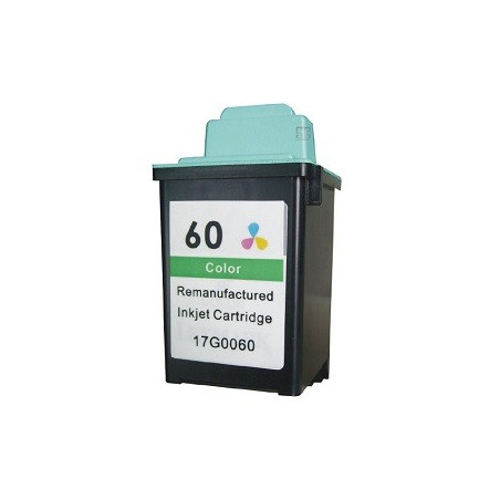 Cartucho Lexmark nº60 tricolor compatible 17G0060