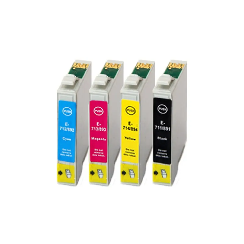 Cartuchos de tinta T0891 / T0892 / T0893 / T0894 compatible con