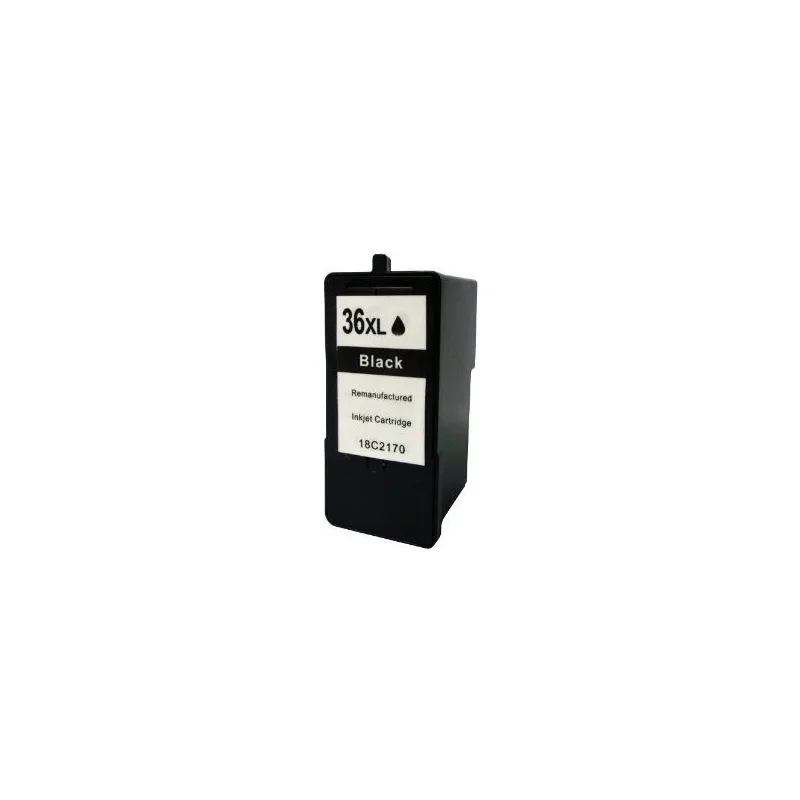 Cartucho Lexmark nº36XL negro compatible