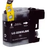 Cartucho de tinta Brother LC229 XL negro compatible con LC-229XL
