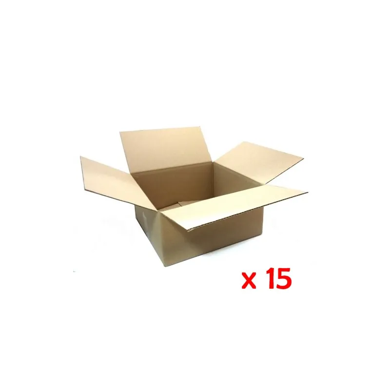 Caja de embalaje de canal simple medida 40x40x20 cm